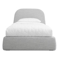 Lid Bed in Vesper Light Grey - Angle 3