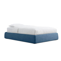 Lid Platform Bed in Vesper Marine Blue - Angle 5