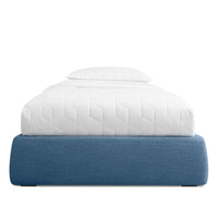 Lid Platform Bed in Vesper Marine Blue - Angle 2