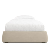 Lid Platform Bed in Barto Sand - Angle 2