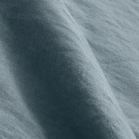 Blu Dot Stone Washed Linen Duvet Set in Grey Blue - Angle 6