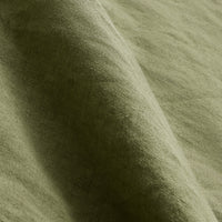 Blu Dot Stone Washed Linen Duvet Set in Loden Green - Angle 6