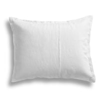 Blu Dot Stone Washed Linen Duvet Set in White - Angle 3