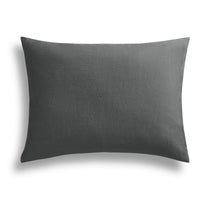 Blu Dot Stone Washed Linen Sheet Set in Charcoal - Angle 3