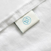 Blu Dot Stone Washed Linen Sheet Set in White - Angle 10