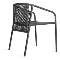 Lookout Outdoor Chair in Carbon - Angle 5