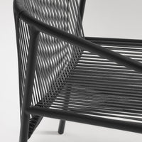 Lookout Outdoor Chair in Carbon - Angle 8