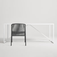 Lookout Outdoor Chair in Carbon - Angle 7