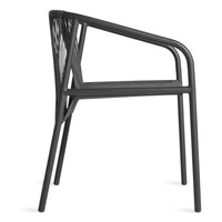 Lookout Outdoor Chair in Carbon - Angle 4