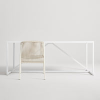 Lookout Outdoor Chair in White - Angle 2