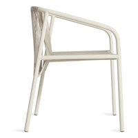Lookout Outdoor Chair in White - Angle 5