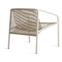 Lookout Outdoor Lounge Chair in White - Angle 6