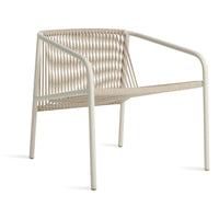 Lookout Outdoor Lounge Chair in White - Angle 3