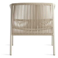 Lookout Outdoor Lounge Chair in White - Angle 7