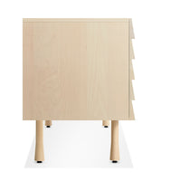 Lap 2 Door / 2 Drawer Credenza in Whitewashed Maple / Whitewashed Maple - Angle 7