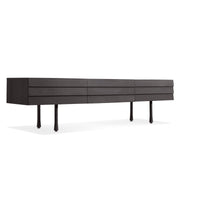 Lap Long and Low in Black on Ash / Black - Angle 2