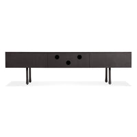 Lap Long and Low in Black on Ash / Black - Angle 9