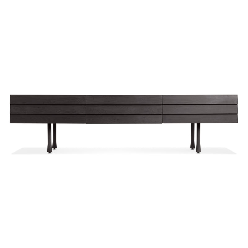 Lap Long and Low in Black on Ash / Black