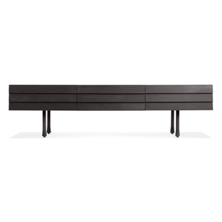 Lap Long and Low in Black on Ash / Black - Angle 1