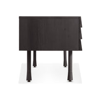 Lap Long and Low in Black on Ash / Black - Angle 8