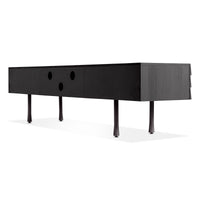 Lap Long and Low in Black on Ash / Black - Angle 10