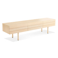 Lap Long and Low in Whitewashed Maple / Whitewashed Maple - Angle 3