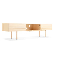 Lap Long and Low in Whitewashed Maple / Whitewashed Maple - Angle 5