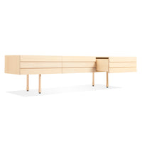 Lap Long and Low in Whitewashed Maple / Whitewashed Maple - Angle 7