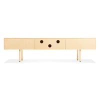 Lap Long and Low in Whitewashed Maple / Whitewashed Maple - Angle 9