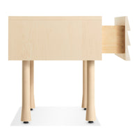 Lap Nightstand in Whitewashed Maple / Whitewashed Maple - Angle 6