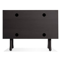 Lap 2 Door Credenza in Black on Ash / Black - Angle 8