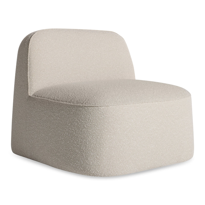 Looksee Swivel Lounge Chair in Kelso Sand - Angle 2