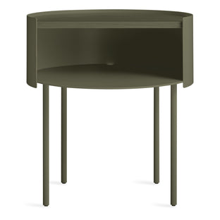 Li'l Something Side Table in Dark Olive - Angle 1