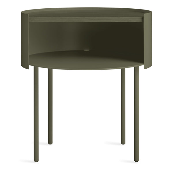 Li&#39;l Something Side Table in Dark Olive - Angle 1