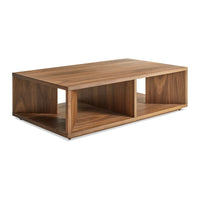 Low Space Coffee Table in Walnut - Angle 5