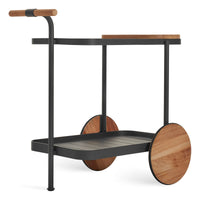 Longday Bar Cart in Carbon - Angle 5