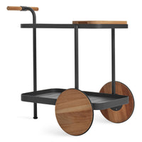 Longday Bar Cart in Carbon - Angle 3