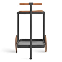 Longday Bar Cart in Carbon - Angle 6