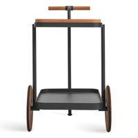 Longday Bar Cart in Carbon - Angle 4