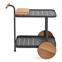 Longday Bar Cart in Carbon - Angle 8