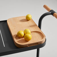 Longday Bar Cart in Carbon - Angle 14