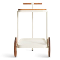 Longday Bar Cart in White - Angle 4