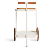 Longday Bar Cart in White - Angle 6
