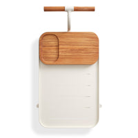 Longday Bar Cart in White - Angle 10