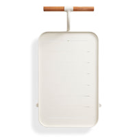 Longday Bar Cart in White - Angle 12