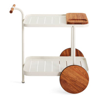 Longday Bar Cart in White - Angle 7
