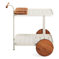 Longday Bar Cart in White - Angle 8