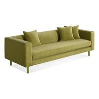 Mono Sofa in Loden Green Velvet - Angle 3