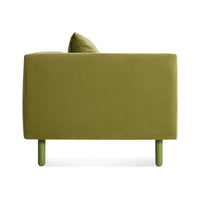 Mono Sofa in Loden Green Velvet - Angle 4