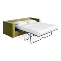 Mono 81&quot; Sleeper Sofa in Loden Green Velvet - Angle 4